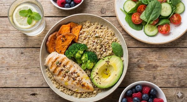 50대 나잇살 방지를 위한 건강한 식단 예시