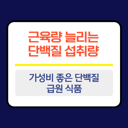 근육량 늘리는 단백질 섭취량 계산법