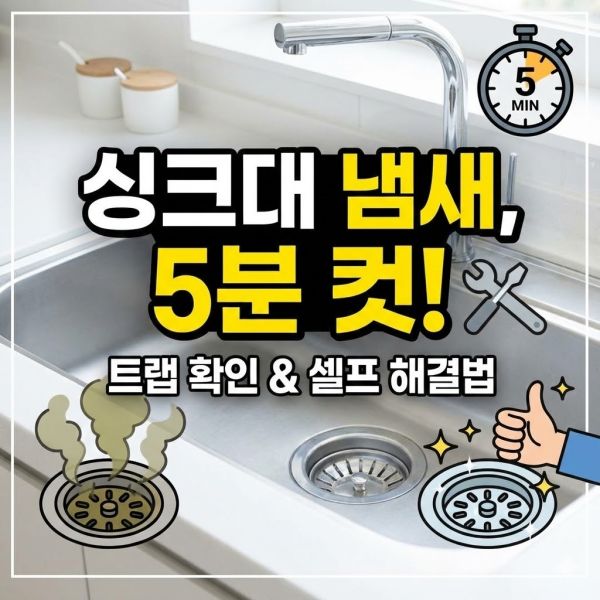싱크대 배수구 냄새